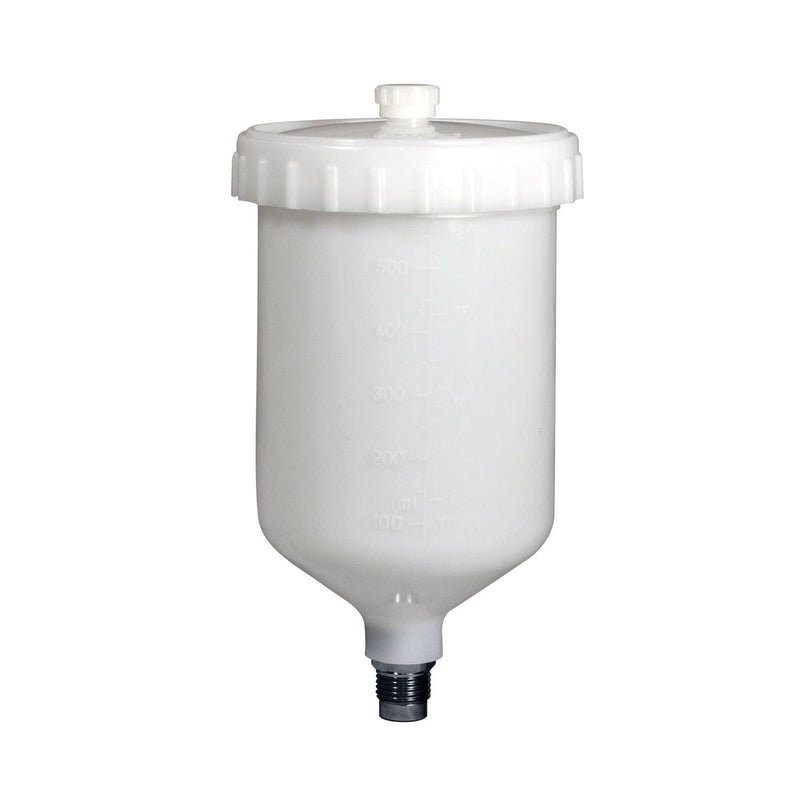 Astro Pneumatic Tool Company Astro Pneumatic EUROCUP Gravity Feed Cup, 600 mL Capacity, Plastic, Use