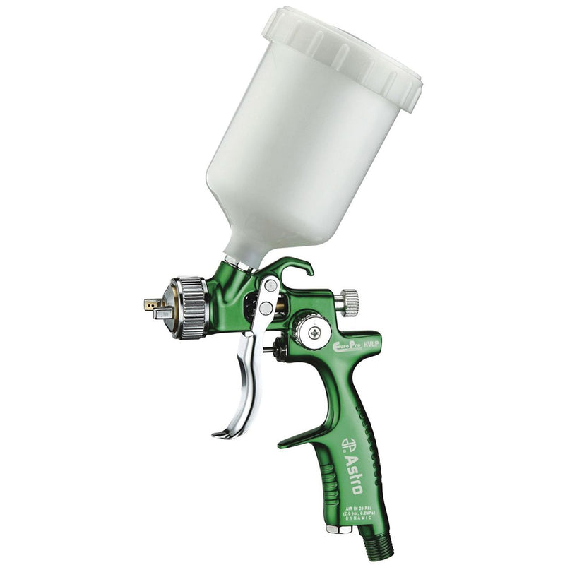 EUROHVT12 Forged HVLP Spray Gun, 1.2 mm Nozzle, 250 mL Cup