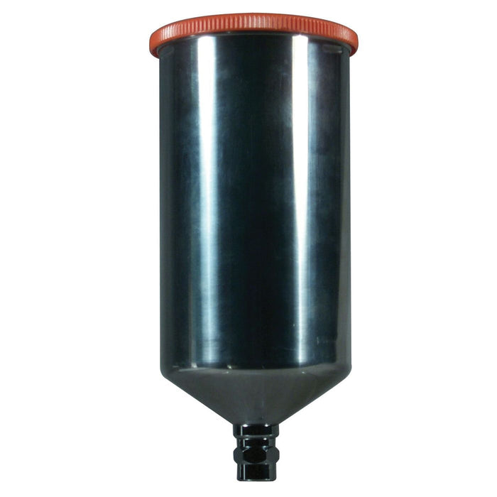 Astro Pneumatic PCU3501S Gravity Feed Cup with Screw-on Lid, 1 L Capacity, M16 x 1.5 Female Thread,