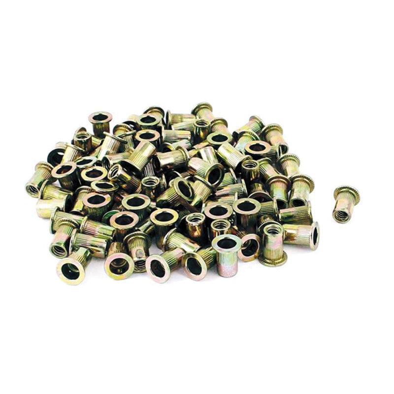 Rivet Nut RN8M 100 pcs M8 x 1.25 mm Zinc Plated Steel