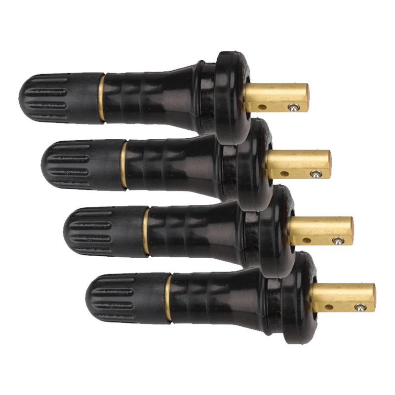 4 Rubber Press-in Valve Stems for 1-Sensor : Box of 4 Rubber Pre