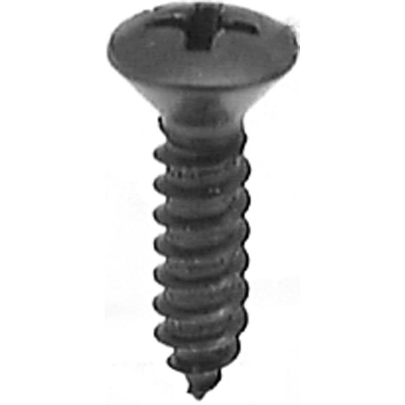 #10 X 3/4 Phil Oval Hd T.S. - Black Oxide