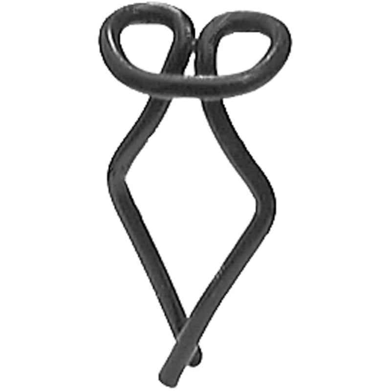 Trim Clip Fastener 1/2 Hd 1/4 Hole - Black Japan