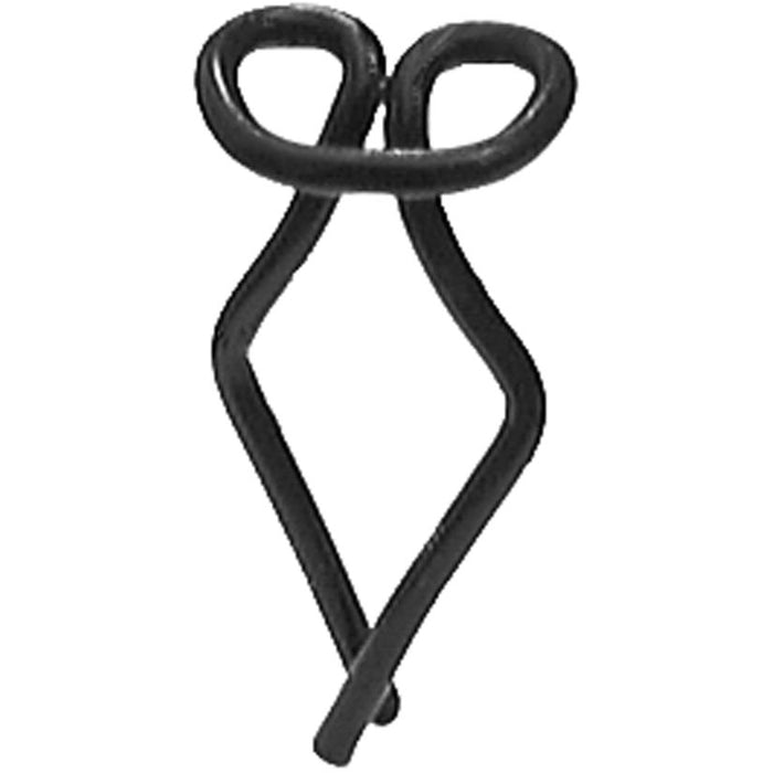 Auveco Trim Clip Fastener 1/2 Hd 1/4 Hole - Black Japan