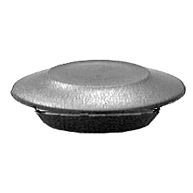 Flush Sheet Metal Plug Plastic 3/4 Hole Black