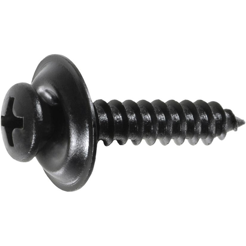 #10 X 1 Phil Oval #8 Hd Ab Tapping Sems - Black