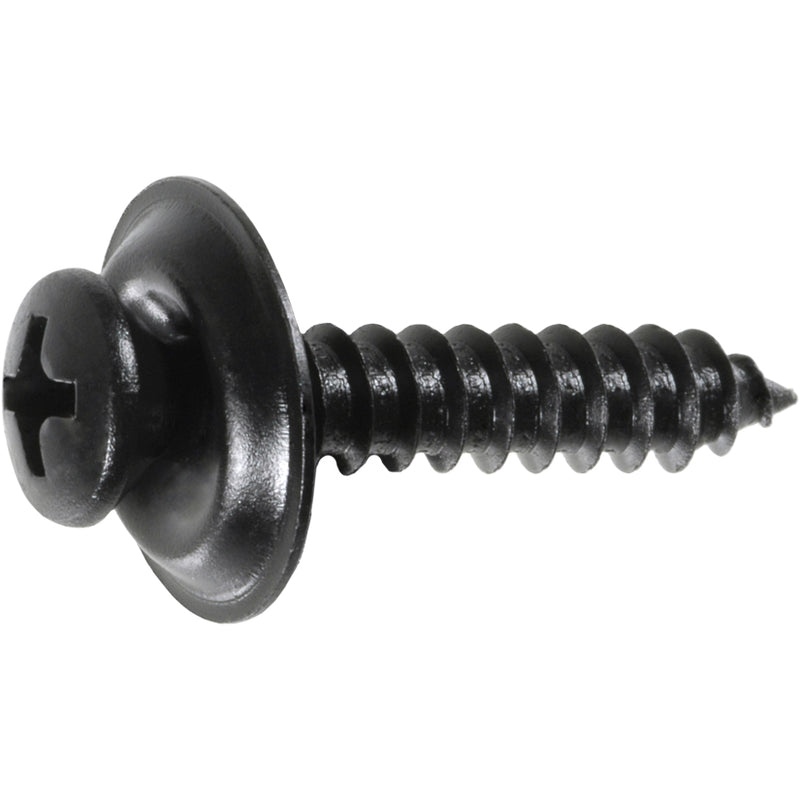 Auveco #8 X 1-1/4 Phil Oval #6 Hd Ab Tapping Sems - Black