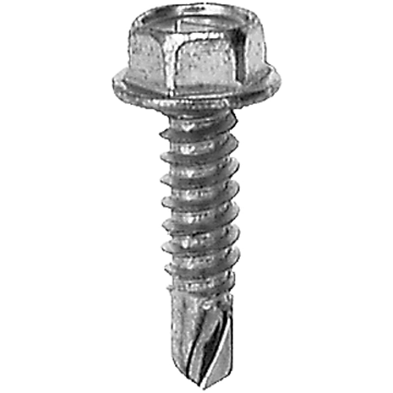 #14 X 1 Ind Hex Wa Hd #3 Super Teks - Zinc