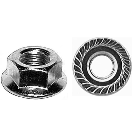Auveco Spin Lock Nut W/ Serr. #10-24 1/2 Od