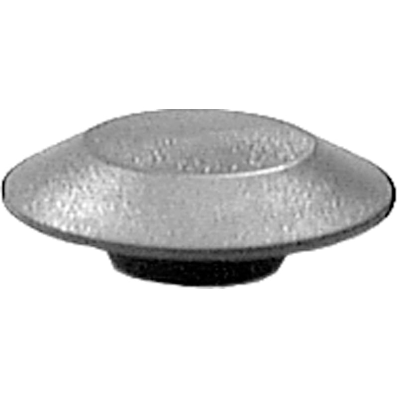 Flush Sheet Metal Plug Plastic 3/8 Hole Black