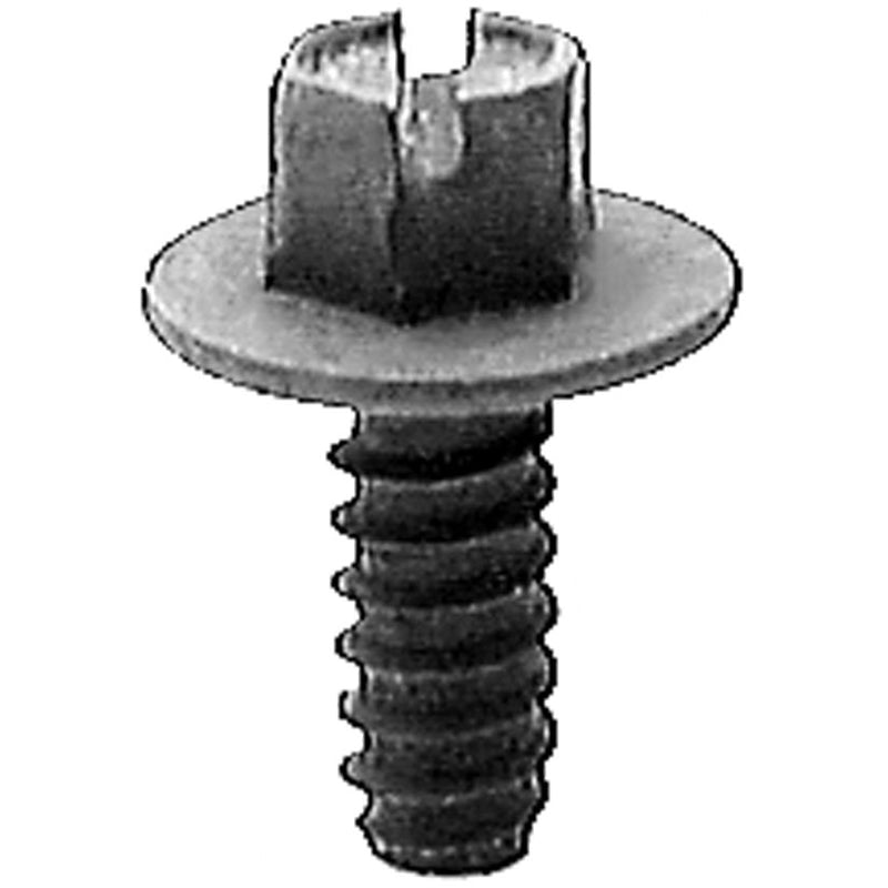 Lic Plate Screw Sltd Hex Wshr Hd,#14 X 5/8 E-Coat