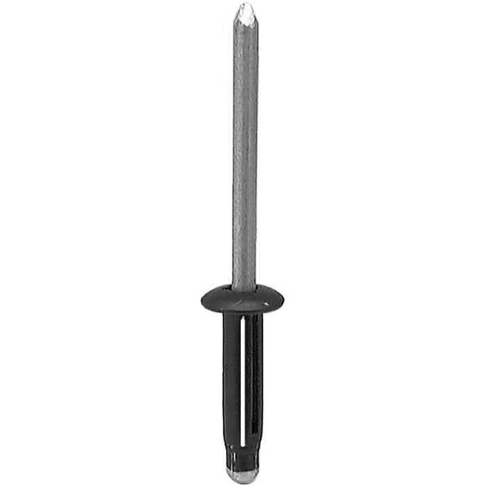 Auveco Aluminum Rivets,3/16" Dia 3/64-11/32Grip