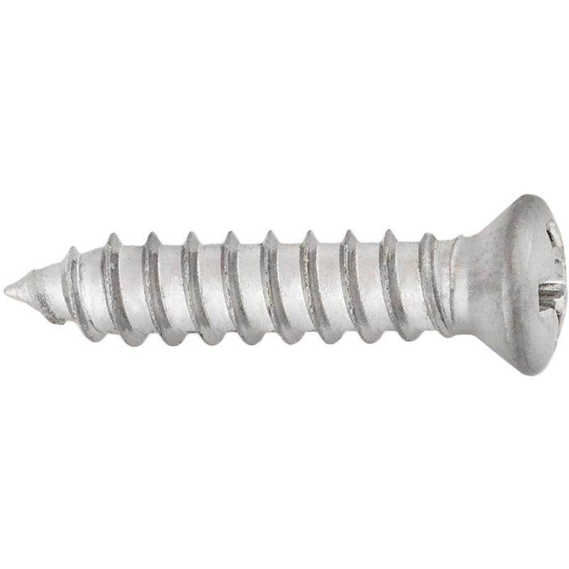 Auveco PAK PHIL OVAL HD T.S., #8 X 3/4, #6 HD, CHRM