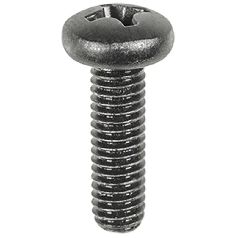 Auveco Phil Pan Hd Lic. Plate Screw Black M6-1.0 X 20MM