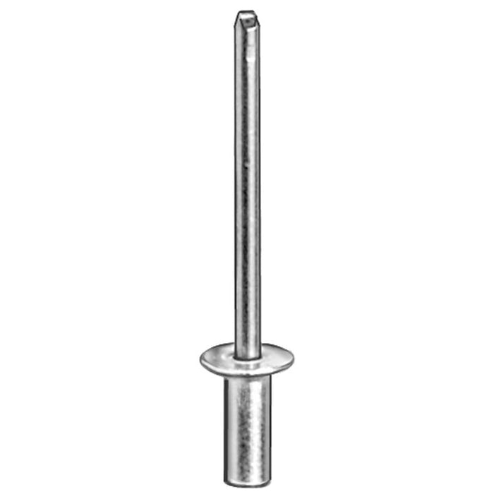 Auveco Closed End Rivet 3/16 Dia. 1/8-1/4 Grip Aluminum