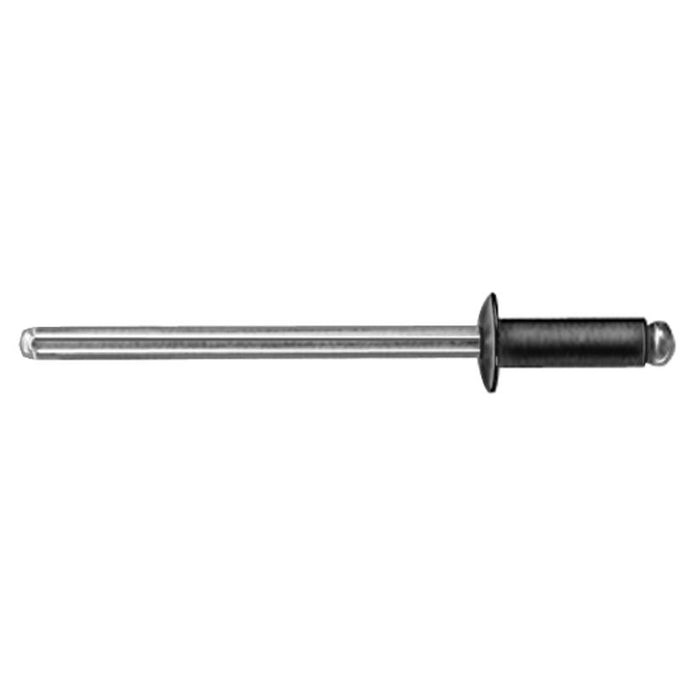 Auveco Specialty Rivet 1/8 Dia 3/16-1/4 Grip Blk Alum.