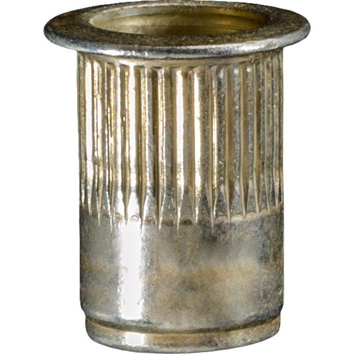 Auveco Insert Nut M6-1.0 .7MM-4.2MM Grip Zinc & Yellow