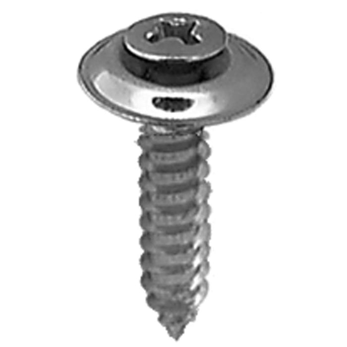 Auveco Phil Oval Hd Sems Cntrsk T.S., #8 X 3/4, Chrm