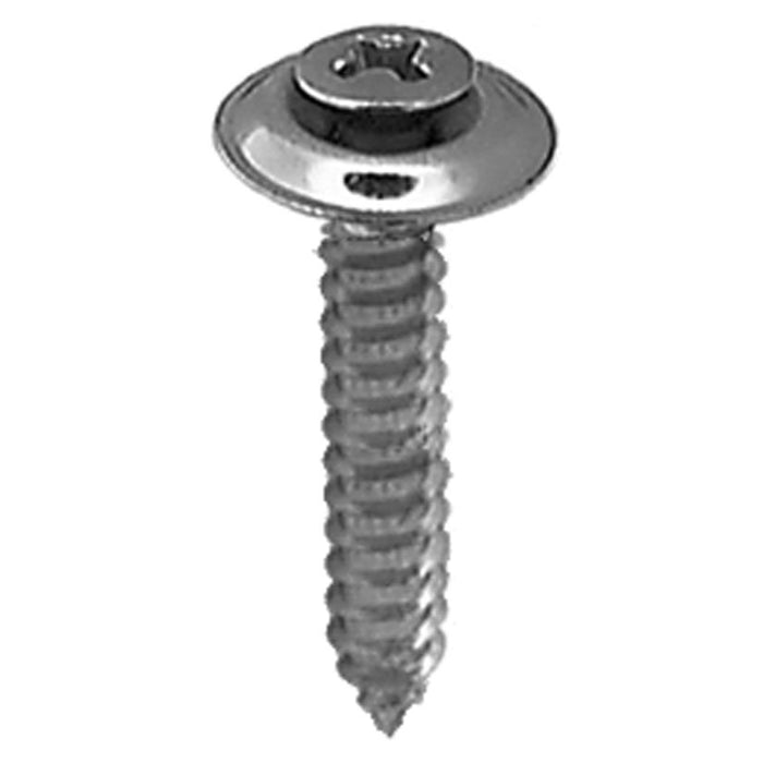 Auveco 8 X 1 Phil Oval Hd Sems Tap Screw Cntrsnk Chrm