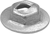 Auveco Thread Cutting Nut 1/8 Stud Size 5/16 Hex