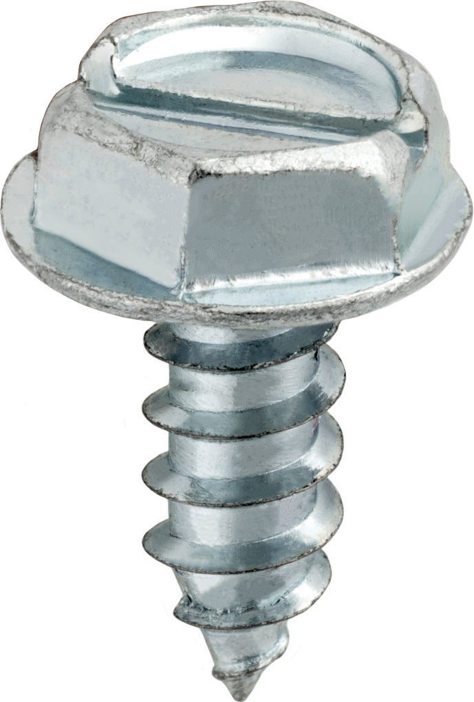 X 3/4 SLOTTED HEX WASHER HEAD TAP SCREW ZINC