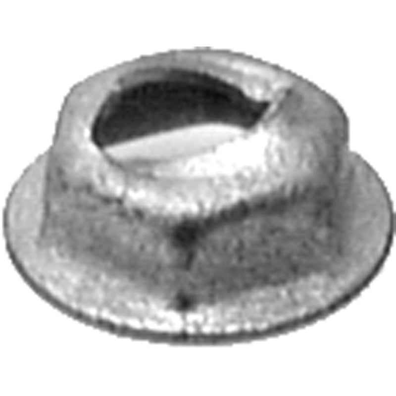 Thread Cutting Nut 3/16 Stud Size 1/2 Wshr Dia