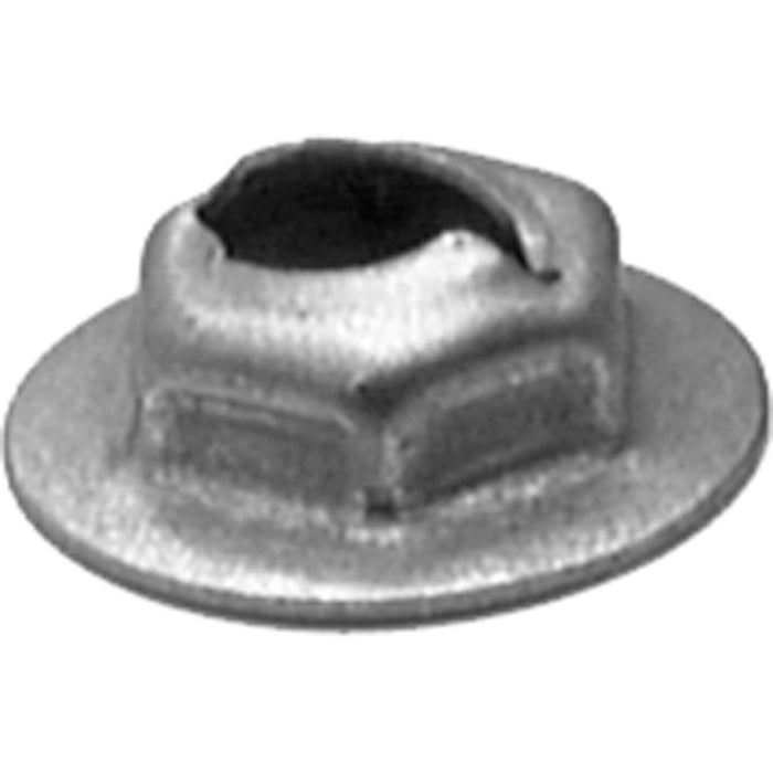 Auveco Thread Cutting Nut 1/4 Stud Size 11/16 Wshr Dia