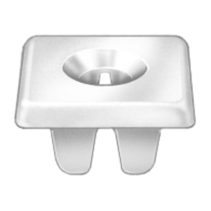 Auveco License Plate Nylon Nut, 1/4-20 Screw Size