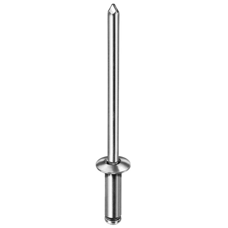 Aluminum Rivets,1/8"Dia 3/16"-1/4" Grip
