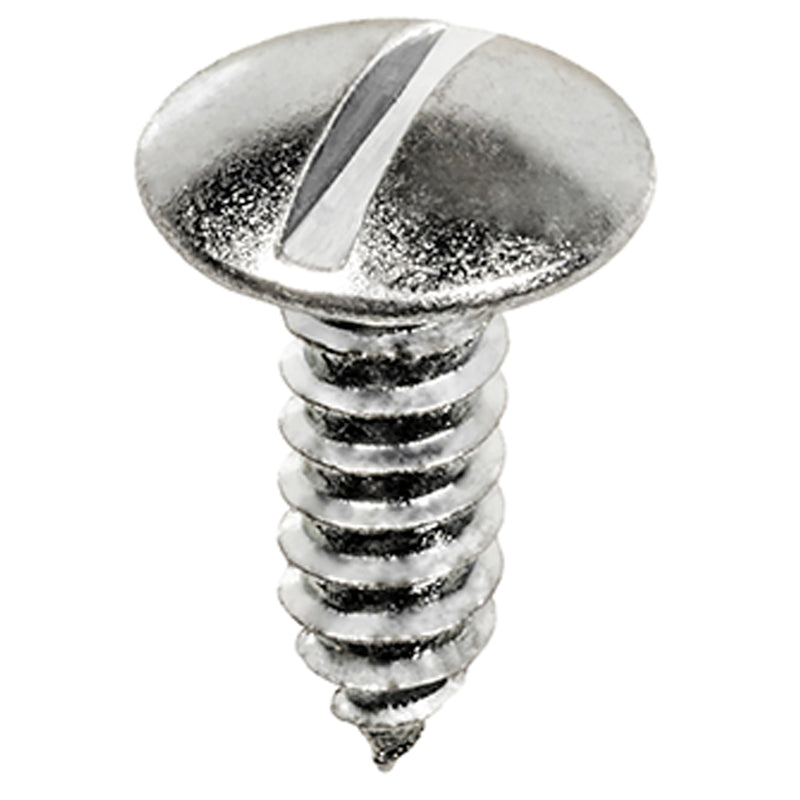 Lic Plt Screw Sltd Truss Hd, #14 X 3/4, Znc