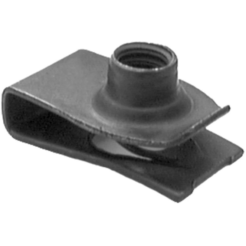 Extruded U‑Nut 10050 – 1/4 in, 20 TPI Screw, Phosphate Finish