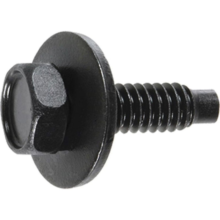 Auveco 10823 Hex Head Sems Dog Point Body Bolt, 1/4 in - 20 TPI Screw x 7/8 in L, Black Phosphate