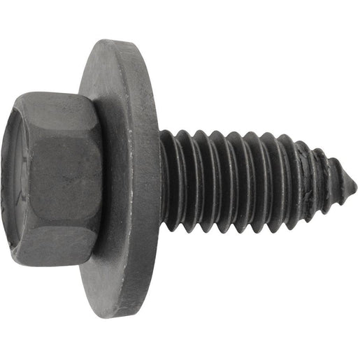 Auveco 11109 Hex Head Sems CA Point Body Bolt, 3/8 in - 16 TPI x 1 in L x 9/16 in Across Flats, Phos — view 2