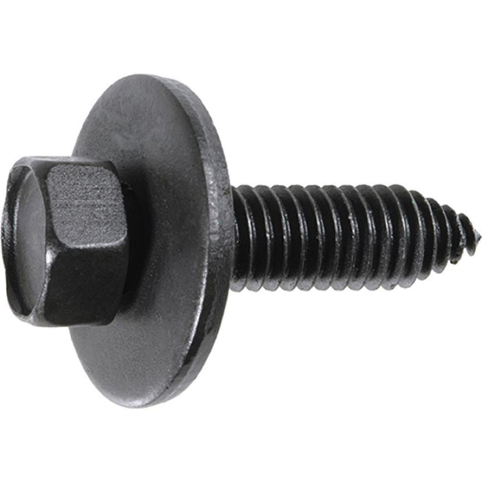 Auveco 11110 Hex Head Sems CA Point Body Bolt, 3/8 in - 16 TPI x 1-3/8 in L x 9/16 in Across Flats,