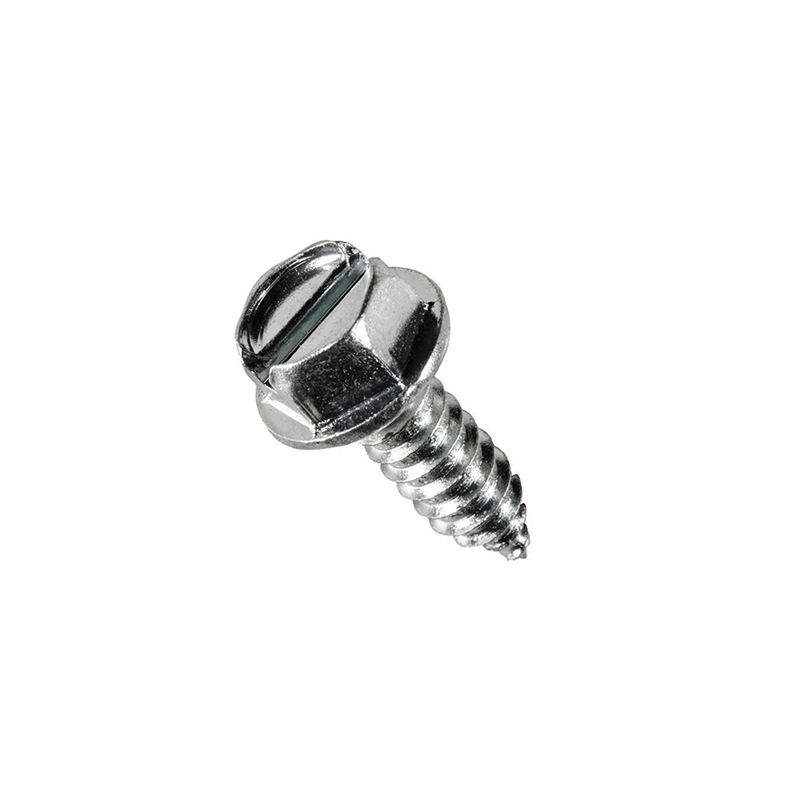 11369 Slotted Hex Washer Head Screw #14 x 3/4 in Zinc, OE Fit