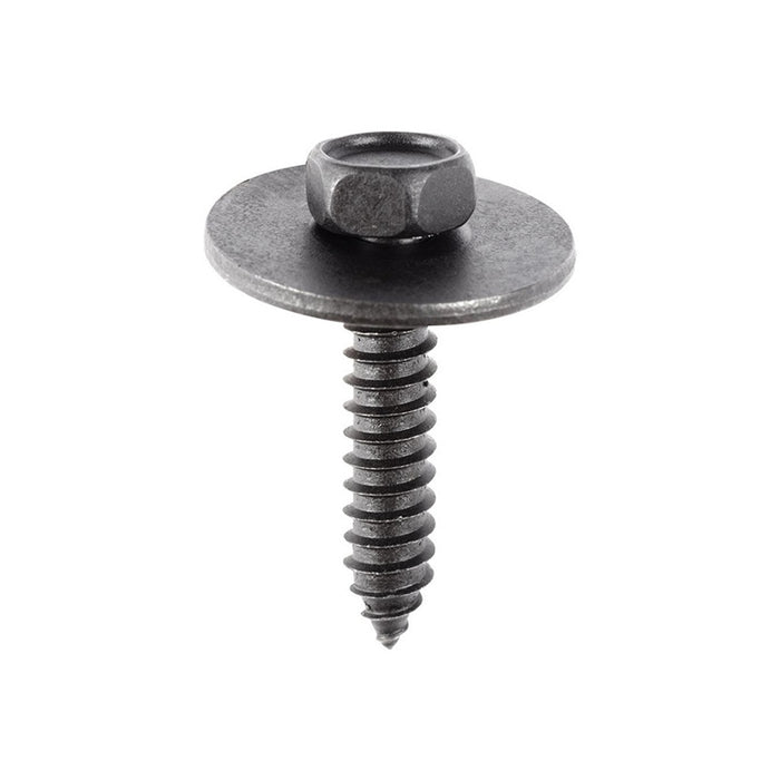 Auveco 12068 Hex Head Sems A/AB Point Tapping Screw, M6.3 x 1.81 mm Screw x 30 mm L, Phosphate