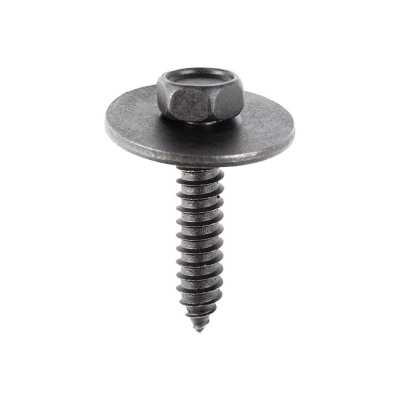 Auveco 12068 Hex Head Sems A/AB Point Tapping Screw, M6.3 x 1.81 mm Screw x 30 mm L, Phosphate