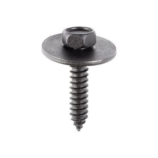 Auveco 12068 Hex Head Sems A/AB Point Tapping Screw, M6.3 x 1.81 mm Screw x 30 mm L, Phosphate