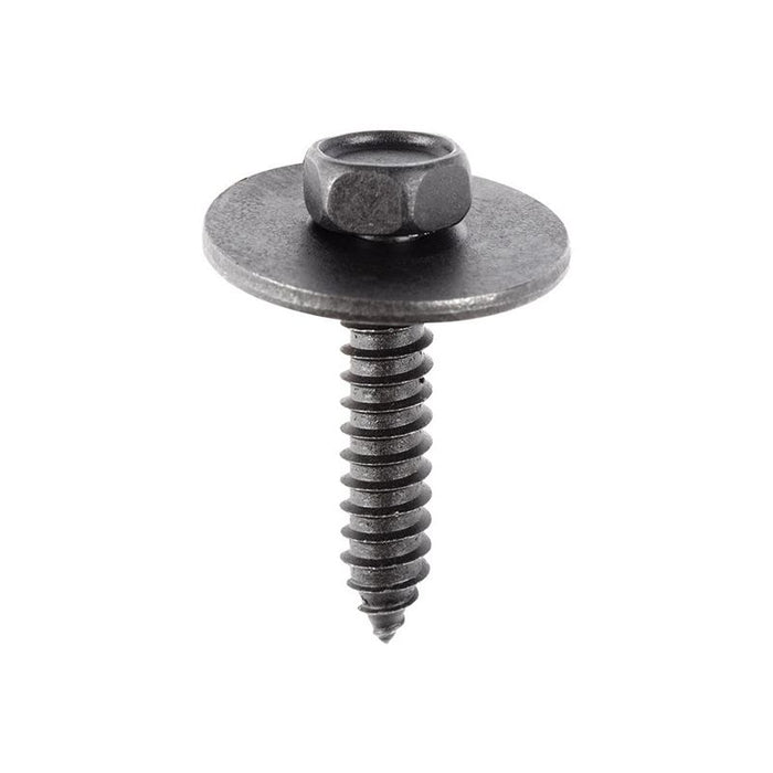 Auveco 12068 Hex Head Sems A/AB Point Tapping Screw, M6.3 x 1.81 mm Screw x 30 mm L, Phosphate