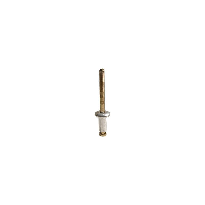 Peel-Type Special Rivet 12655, 1/4 in Dia, 9/64–3/16 in Grip Range, Aluminum Rivet with
