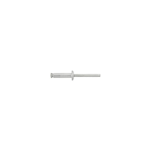 Auveco 12658 Peel-Type Special Rivet, 1/4 in Dia x 11/16 to 3/4 in Grip Range, Aluminum Rivet/Steel