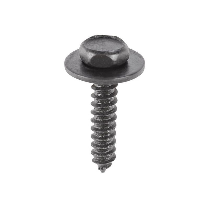 Auveco 12742 Hex Head Sems A/AB Point Tapping Screw, M4.2 x 1.41 mm Screw x 20 mm L, Phosphate