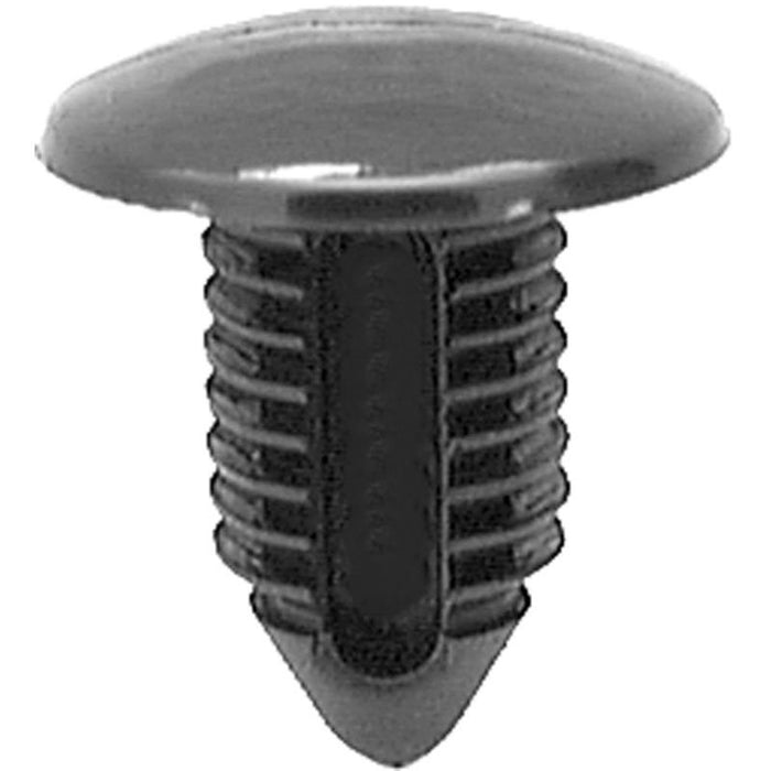 Auveco 12766 Single Head Front End Stone Shield Retainer, 7/8 in Dia Bottom Head, Nylon, Black