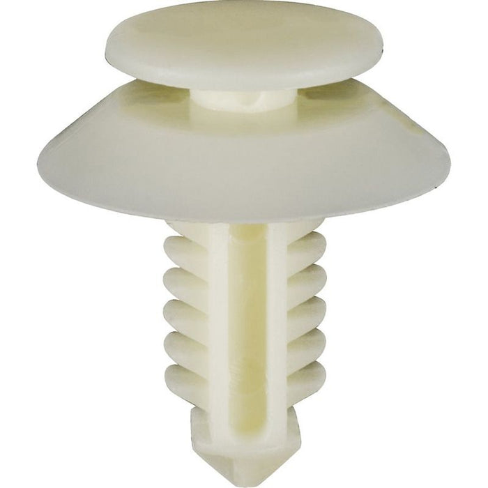 Auveco 13470 Double Head Door Trim Panel Retainer, (1/2 in Dia Top x 3/4 in Dia Bottom) Head, Nylon,
