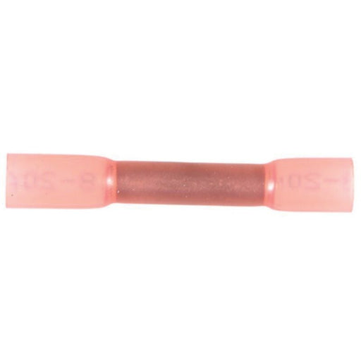 Auveco 13659 Krimp and Seal Insulation Butt Connector, Polyolefin, Red