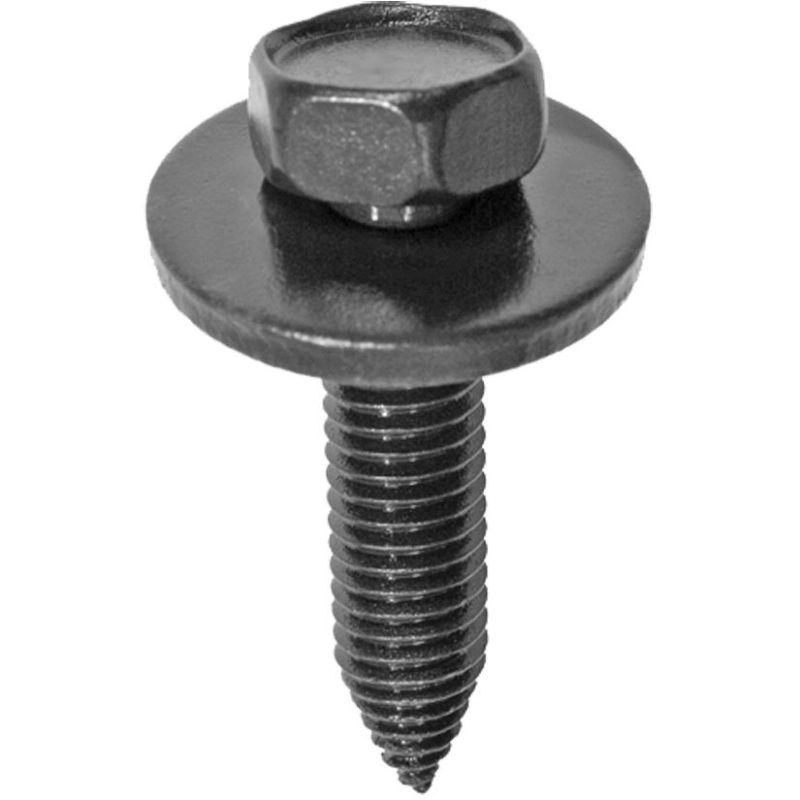 Auveco 13705 Hex Head Sems CA Point Body Bolt, M8 x 1.25 mm Screw x 35 mm L, Phosphate