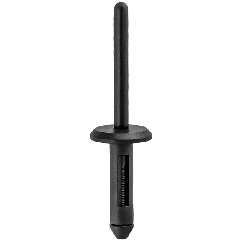 13748 Type 1 Rivet, 13/64 in Dia Hole, 25/32 in Length, Black Nylon, Grip Range 1/8‑15/64 in
