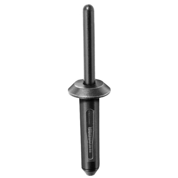 Auveco 14004 Blind Rivet, 15/64 in Dia Hole x 11/64 to 11/32 in Grip Range, Nylon, Black