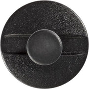 Auveco 14010 Push-Type with Open End Fascia Retainer, 1 in Dia Head x 23/32 in L Stem, Nylon, Black — view 2