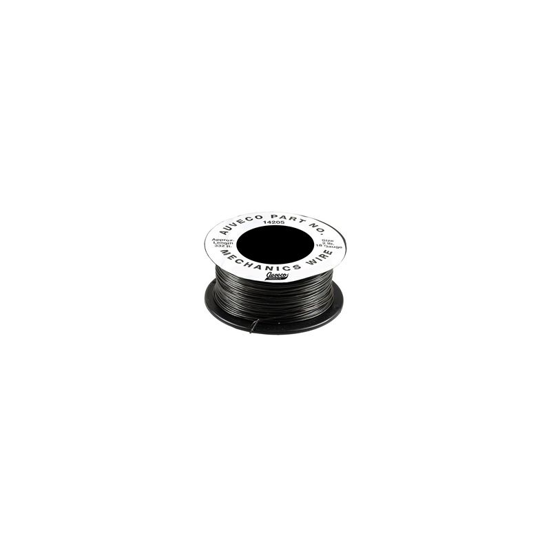 14208 Soft Annealed Mechanics Wire, 480 ft Length, Black Steel